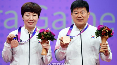 [포토] 김군해-신승원 ‘메달 걸고 환한 미소’