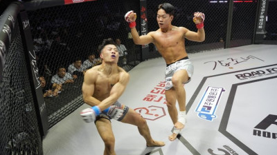‘로드FC 067’ UFC 도전했다 돌아온 이정현, 환상적인 헤드킥.. 로드 9연승