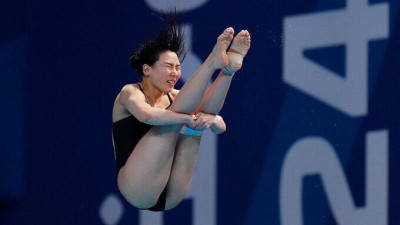 '파리 올림픽 확정' 김수지, 세계선수권 다이빙 3ｍ 준결승 공동 3위