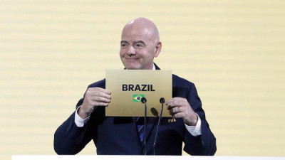 브라질, 벨기에-네덜란드-독일 연합 따돌리고 2027 여자월드컵 개최지 확정